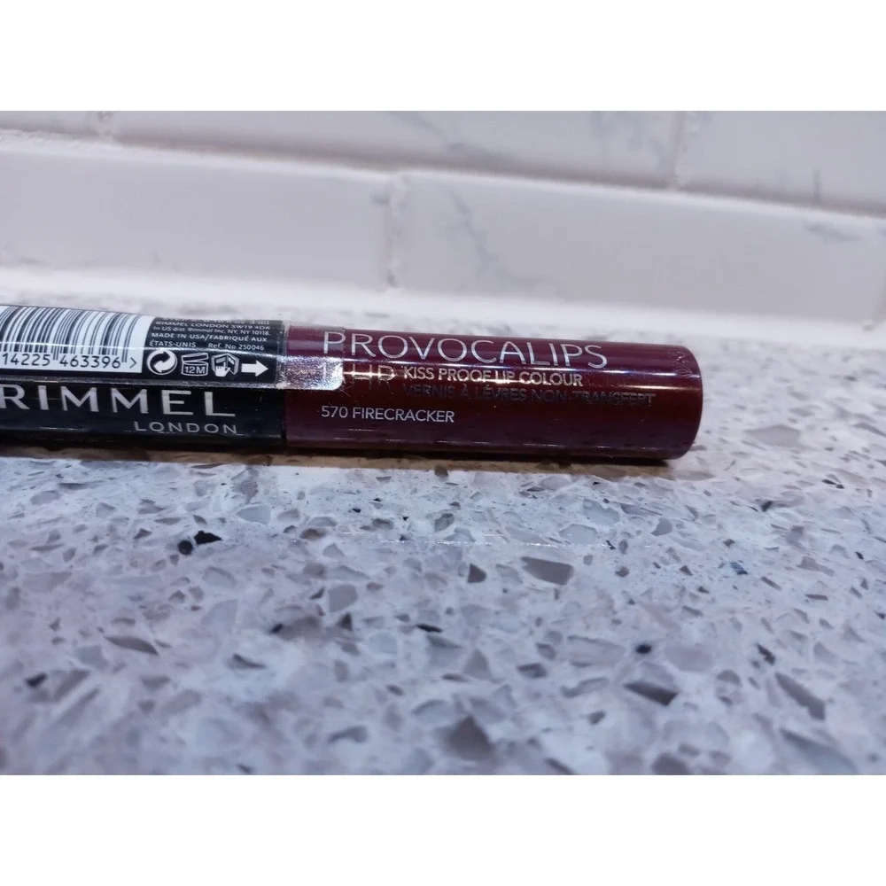 New Sealed Rimmel Provocalips 570 Firecracker